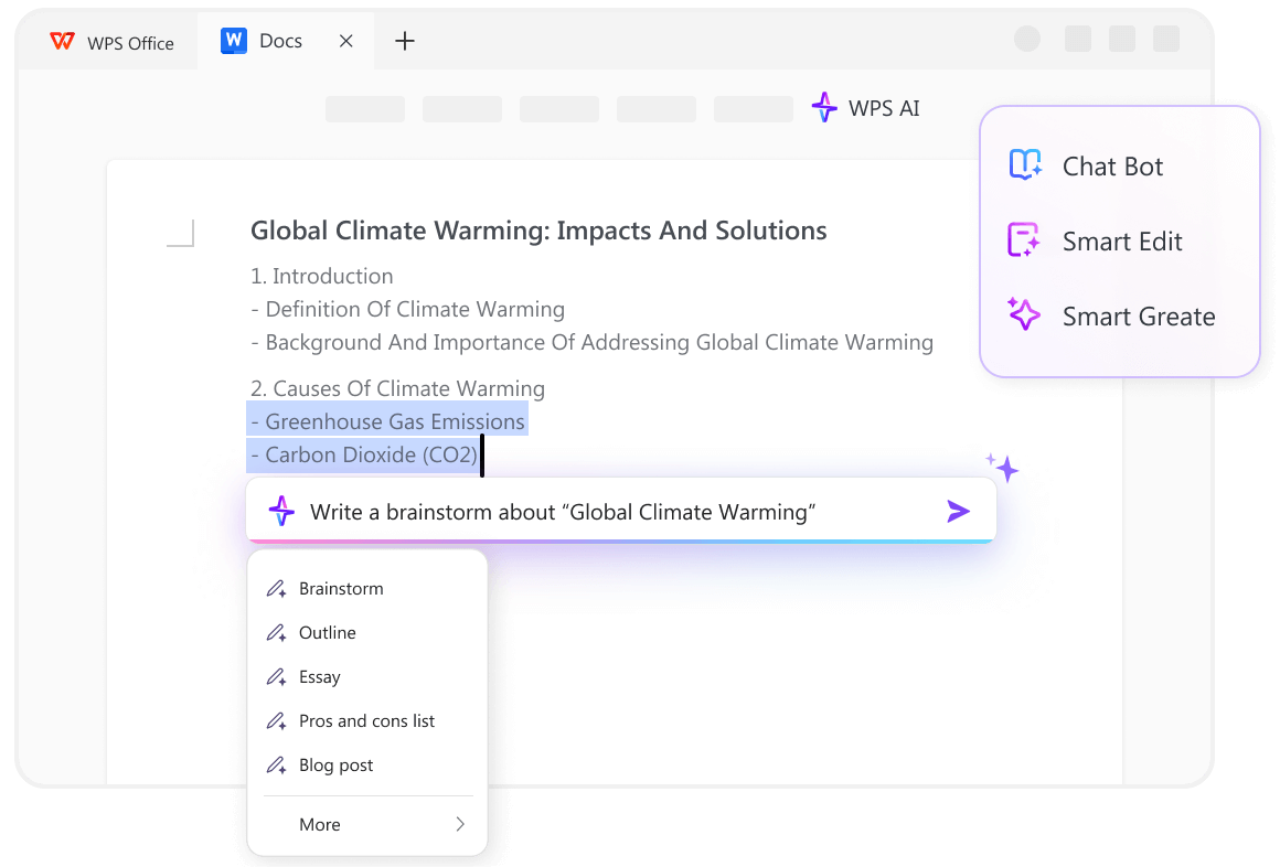 WPS Office软件界面展示